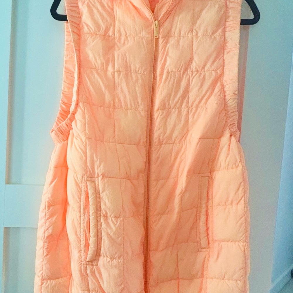 FP Movement by Free People Peach coral Quilted Vest m
